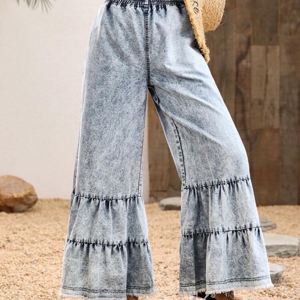 Stylish Blue Women's Jeans - Picture 6 of 6
